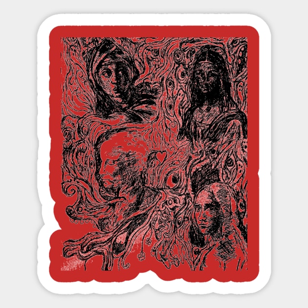 The Masters Sticker by Bohemiangenocide